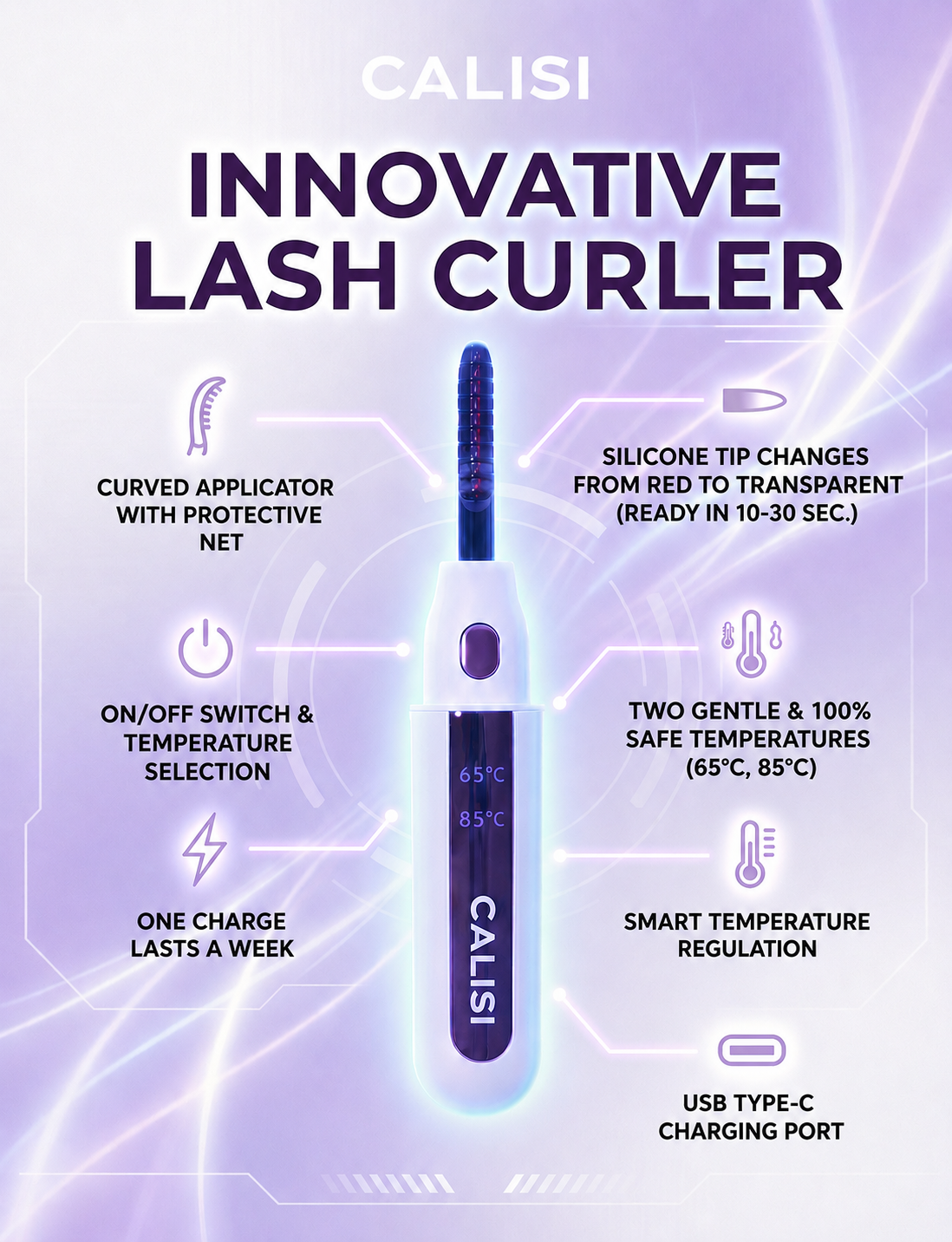 CALISI CURLER™ Heated Lash Curler